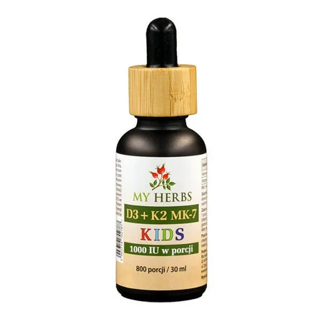 My Herbs D3+K2 MK-7 Kids, gouttes, 30 ml