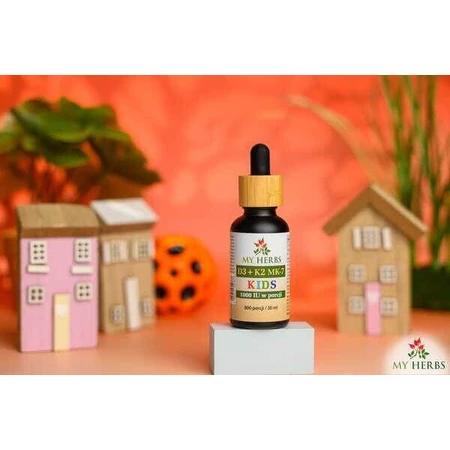 My Herbs D3+K2 MK-7 Kids, gouttes, 30 ml