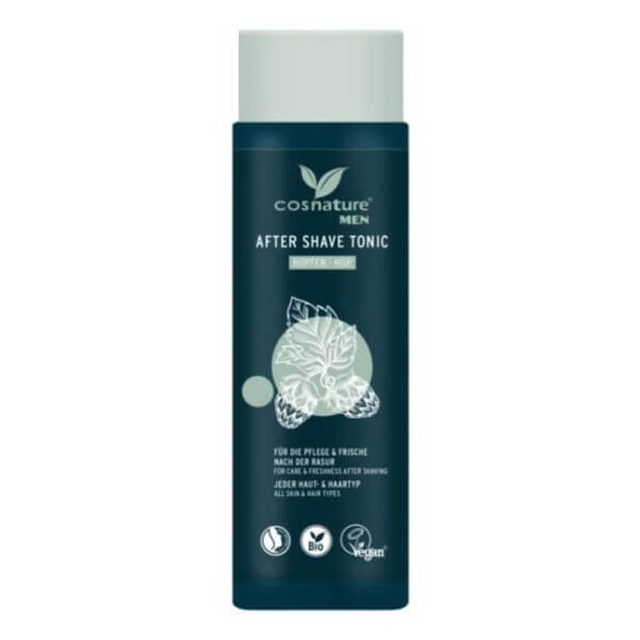 Cosnature Men, natuurlijke aftershave tonic met hopextract, 250 ml
