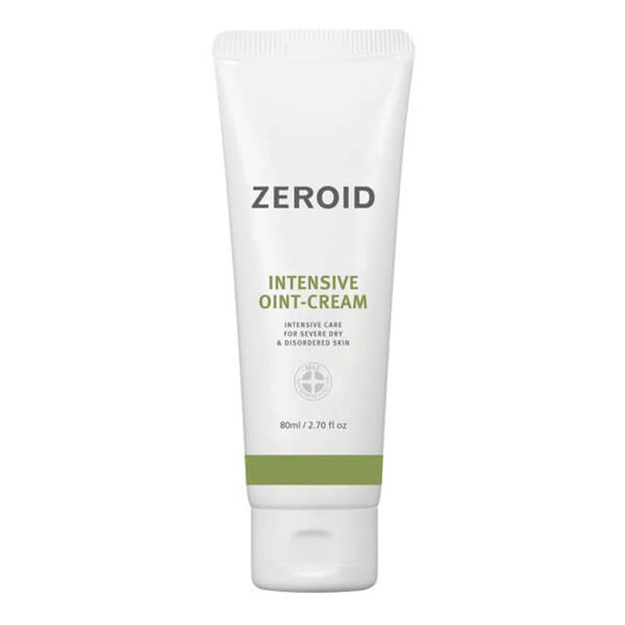 Zeroid Intensive Oint Cream, rijke beschermende crème voor de zeer droge en ruwe huid, 80 ml