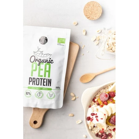 Diet-Food, Proteína de guisante ecológica, proteína de guisante, 200 g