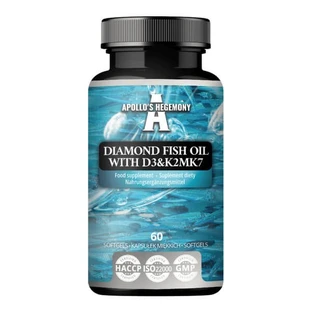 Apollo's Hegemony Diamond Fish Oil With D3 &amp; K2, capsules, 60 pcs.