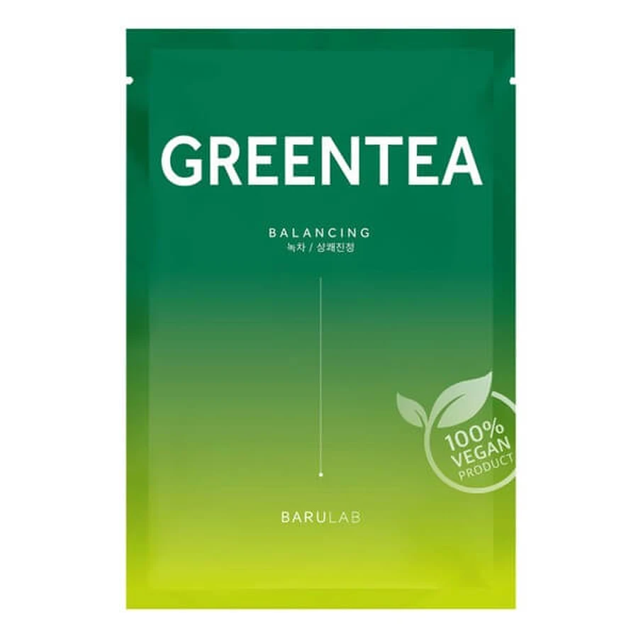 Barulab Groene Thee, groene thee patch masker, 23 g