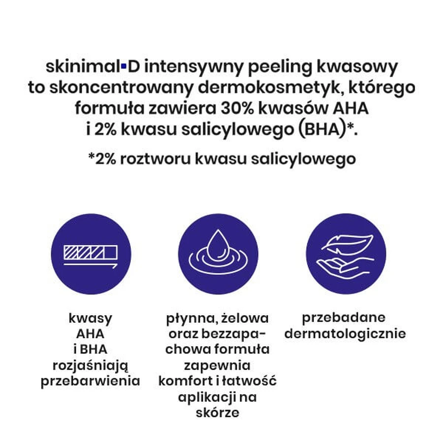 Skinimal D, intensive acid peel, 30 ml