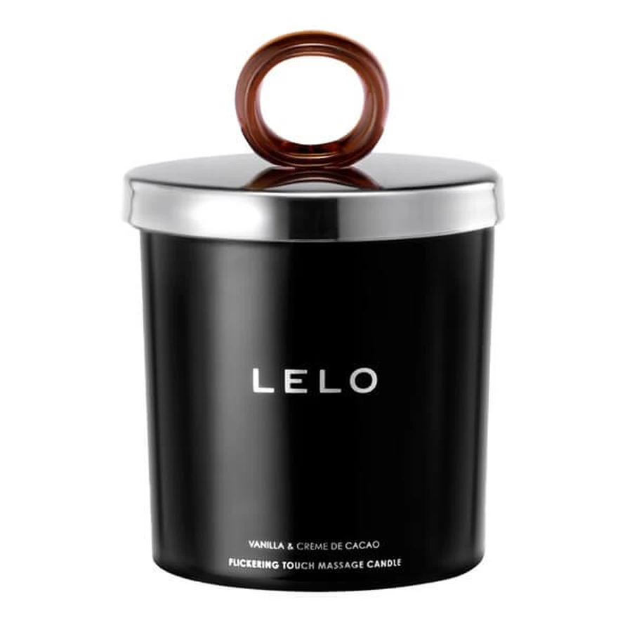 LELO Flickering Touch Massagekerze, Massagekerze mit Vanille- und Kakaoduft, 150 g