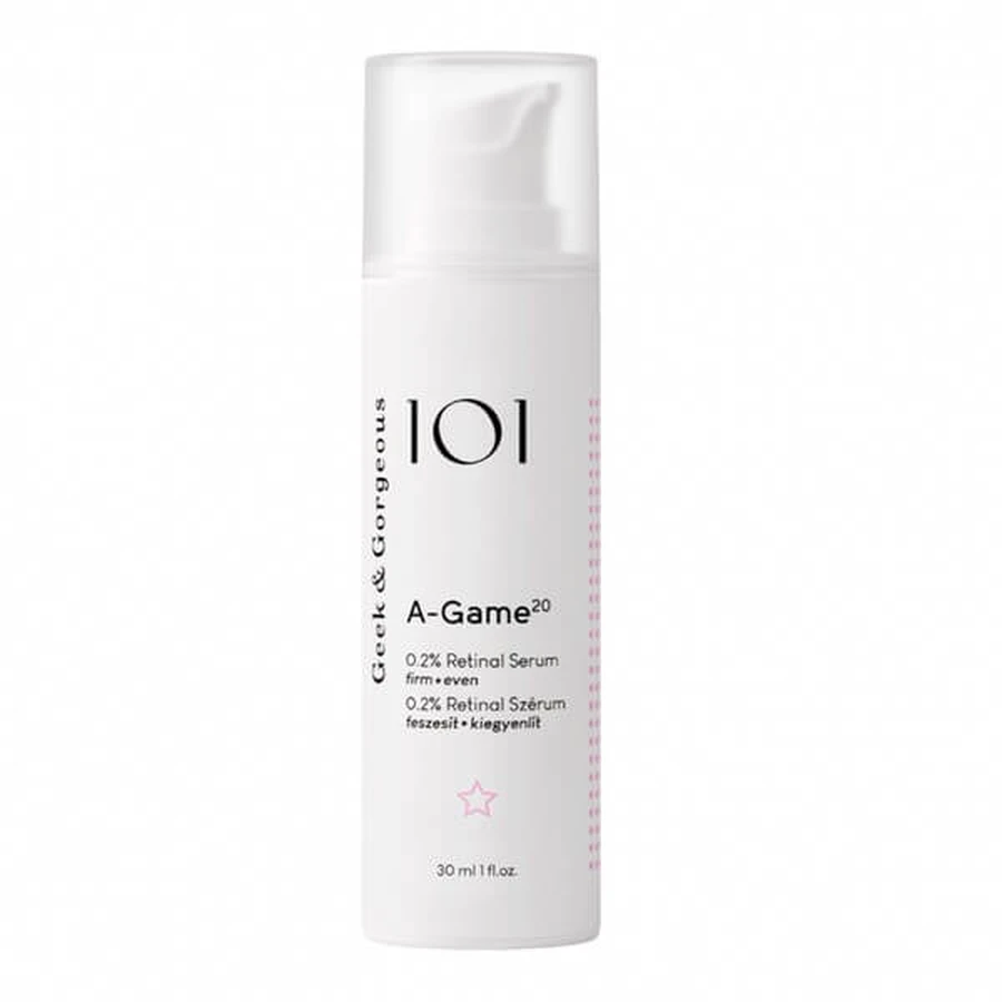 Geek &amp; Gorgeous A-Game 20, Anti-Falten-Serum mit Retinal 0,2% und Ectoin, 30 ml