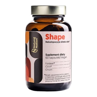 Natural Nation, Shape, capsules, 60 pcs.