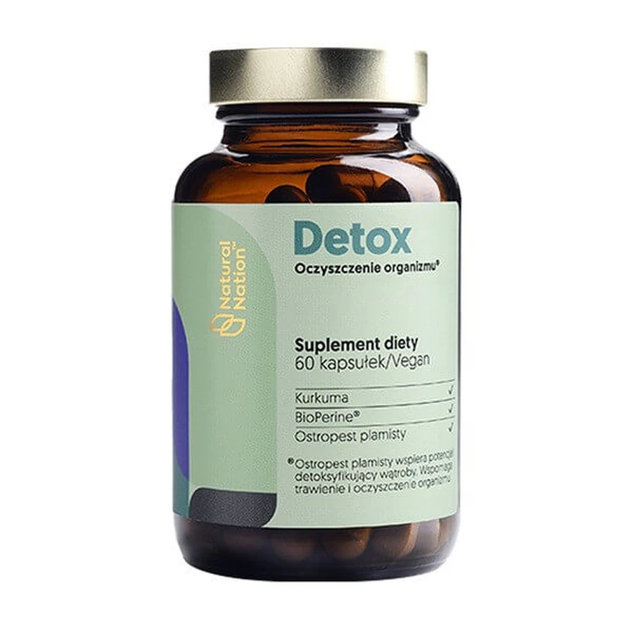 Natural Nation Detox, capsules, 60 st.