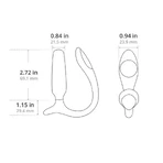 Lovense Anal Lush, vibrador anal controlado por app, rosa, 1 ud.
