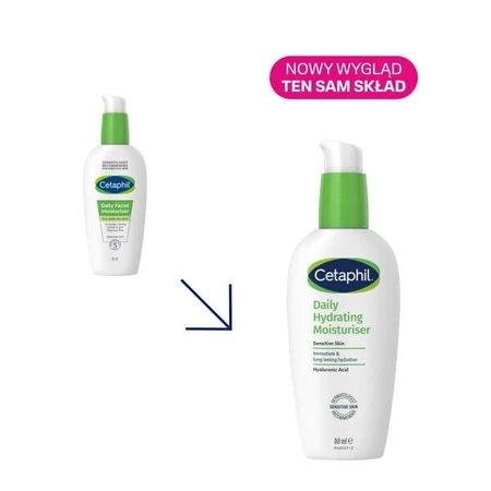 Cetaphil Daily Hydrating Moisturiser, feuchtigkeitsspendende Tagespflege für das Gesicht, 88 ml