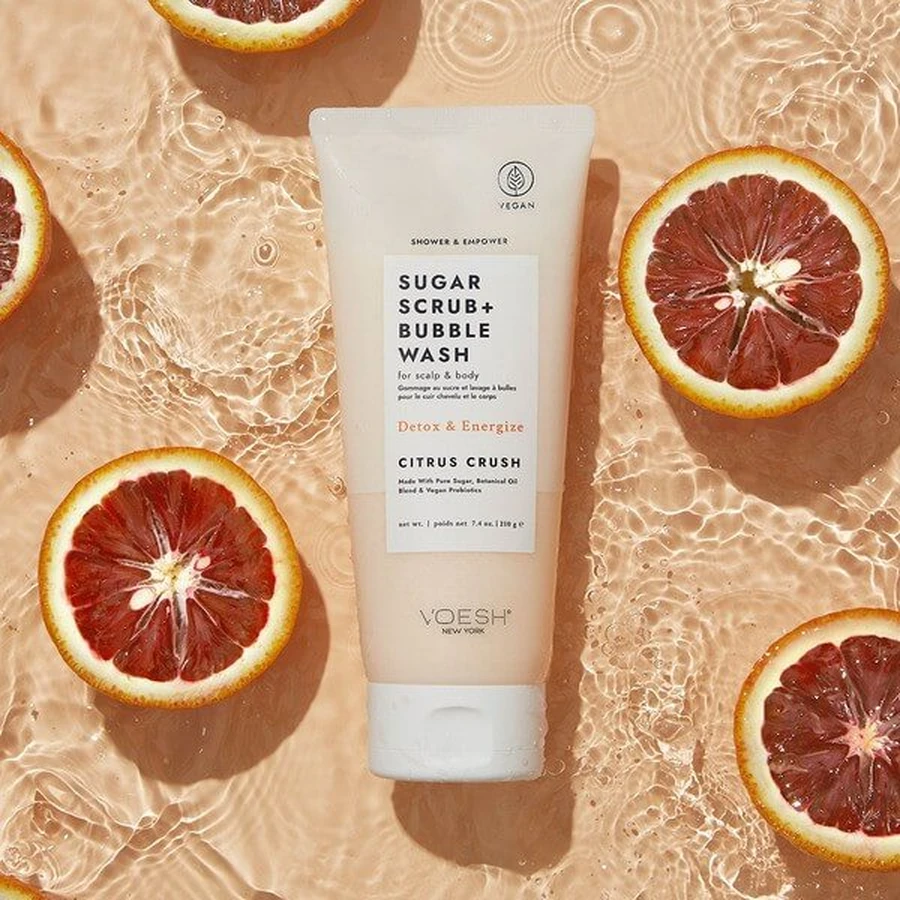Voesh, Zucker-Reinigungspeeling, Citrus Crush, 210 g