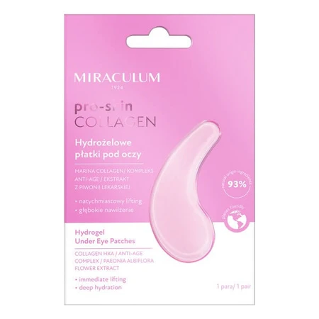 Miraculum Pro-Skin Collageen, hydrogel ooglapjes, 1 paar