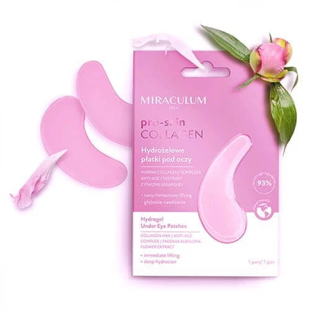 Miraculum Pro-Skin Collageen, hydrogel ooglapjes, 1 paar