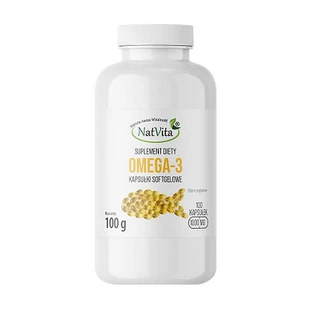 NatVita, Omega 3 1000 mg, softgel capsules, 100 pcs.
