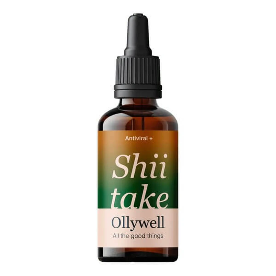 Ollywell BIO Shiitake, gotas, 30 ml.