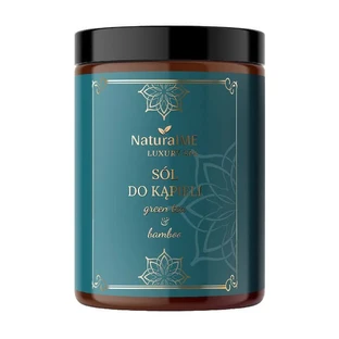 NaturalME Luxury SPA, Badesalz, grüner Tee&amp;Bambus, 460 g