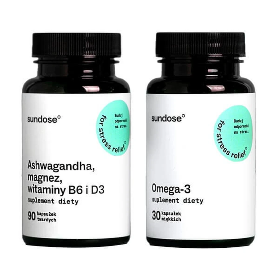 Sundose Voor Stressverlichting, capsules, 30 st. + 90 st.