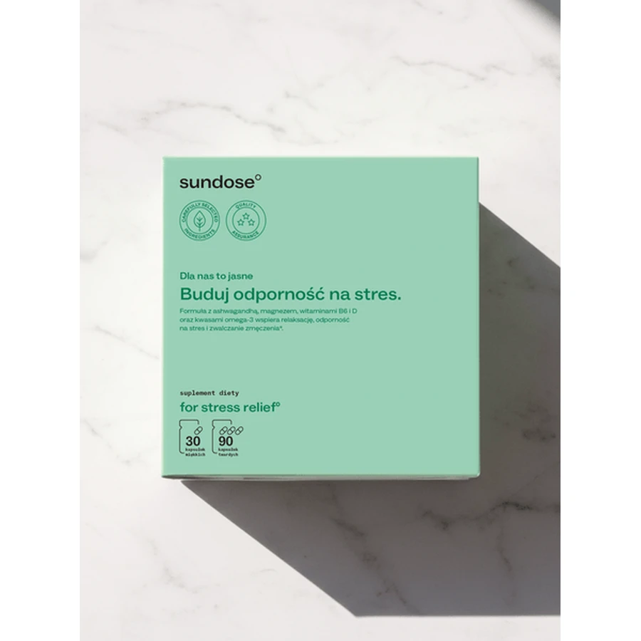 Sundose Voor Stressverlichting, capsules, 30 st. + 90 st.