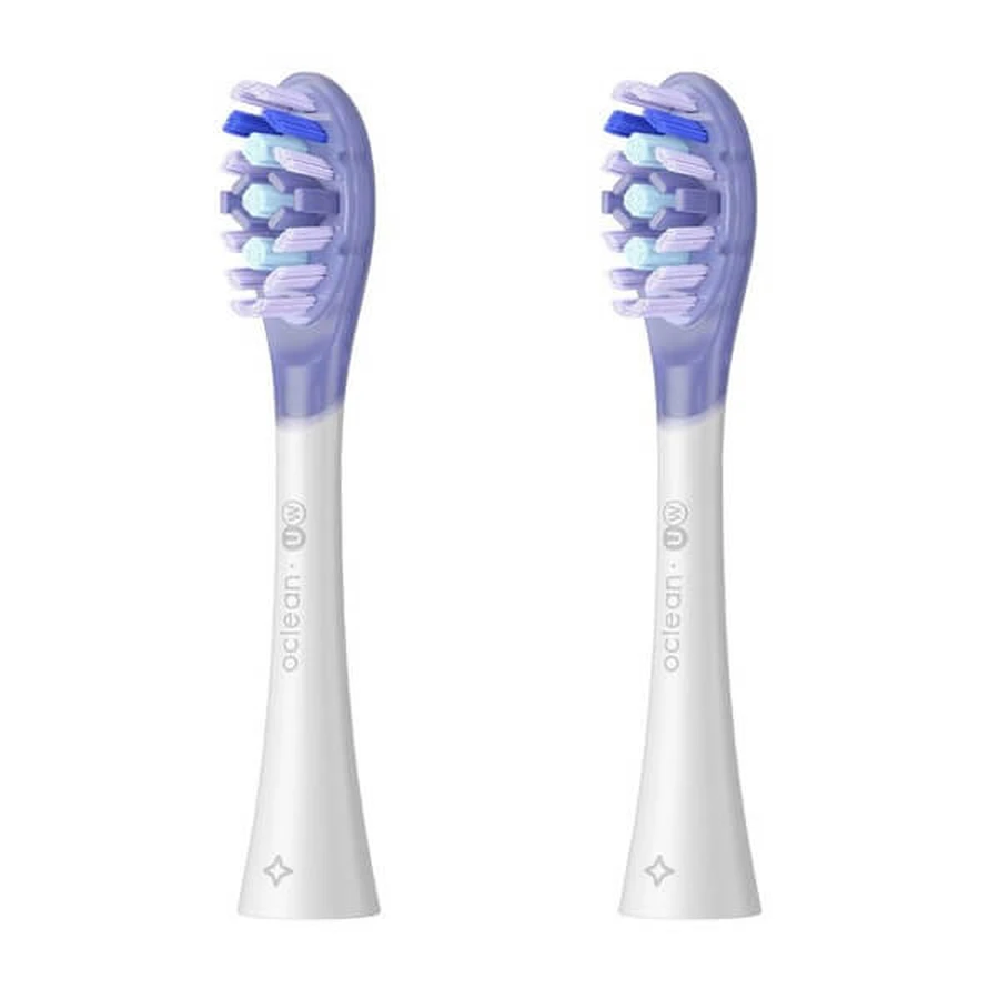 Oclean Ultra White, toothbrush tips, white, 2 pcs.