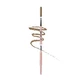 J.Cat Beauty Brow-LA Lápiz 3 en 1 para mapear y perfilar las cejas, Lápiz 3 en 1 para estilizar las cejas, 103 Medium Cool Brown, 0.08 g