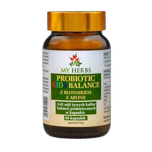My Herbs Probiotic Kids Balance avec fibres de chokeberry, gélules, 60 pcs.