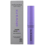 Madara Grow &amp; Fix Tinted Brow Gel, gel brow styling serum, Ash Brown 4, 4.25 ml