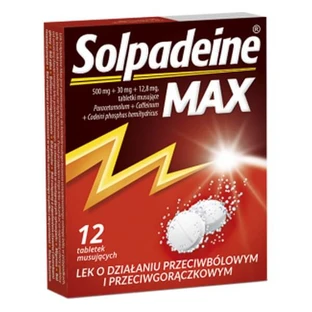 Solpadeine Max, effervescent tablets, 12 pcs.