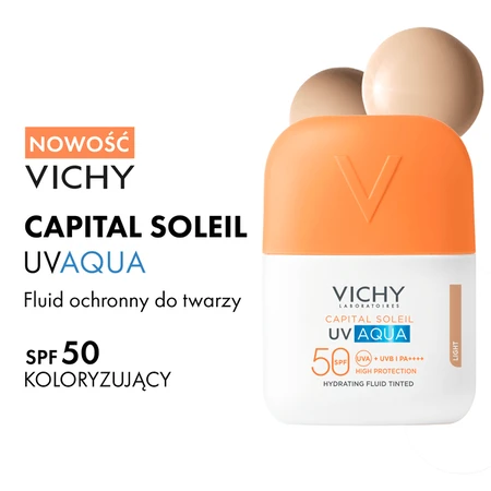 Vichy Capital Soleil, feuchtigkeitsspendendes Farbfluid SPF50 PA+++, 50 ml