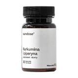 Sundose Turmeric and piperine, hard capsules, 30 pcs.