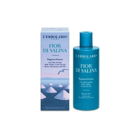 L'Erbolario Fior di Salina, espuma de baño con sal marina, 250 ml