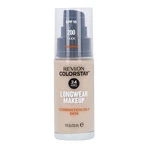 Revlon Colorstay Longwear Makeup SPF 15, fond de teint en pompe pour les peaux grasses et mixtes, 200 Nude, 30 ml.