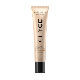 Madara Hyaluronic Anti-Pollution CC Cream SPF 15, color cream, Light Beige, 40 ml.