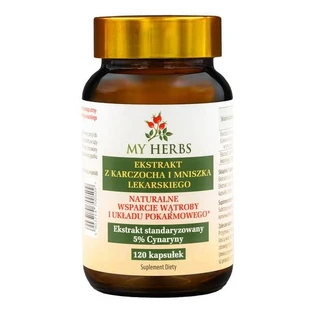 My Herbs Artischocken- und Löwenzahn-Extrakt, Kapseln, 120 Stk.