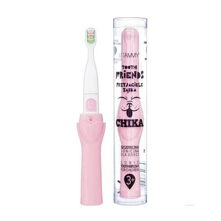 Vitammy Friends, brosse à dents sonique pour enfants, rose, 36 m+, 1 pc.