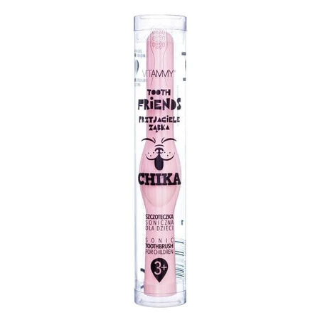 Vitammy Friends, brosse à dents sonique pour enfants, rose, 36 m+, 1 pc.