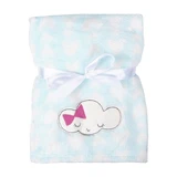 Babymatex, RICCO deken met borduursel 75x100 cm, wolk, 1 st.