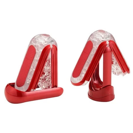 Tenga Flip 0 Red Warmer Package, masturbator with warmer, 1 pc.