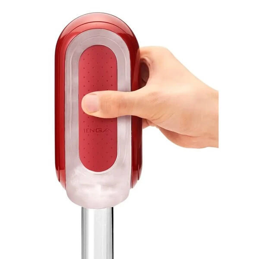 Tenga Flip 0 Red Warmer Package, masturbator with warmer, 1 pc.