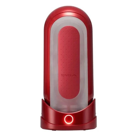 Tenga Flip 0 Red Warmer Package, masturbator with warmer, 1 pc.