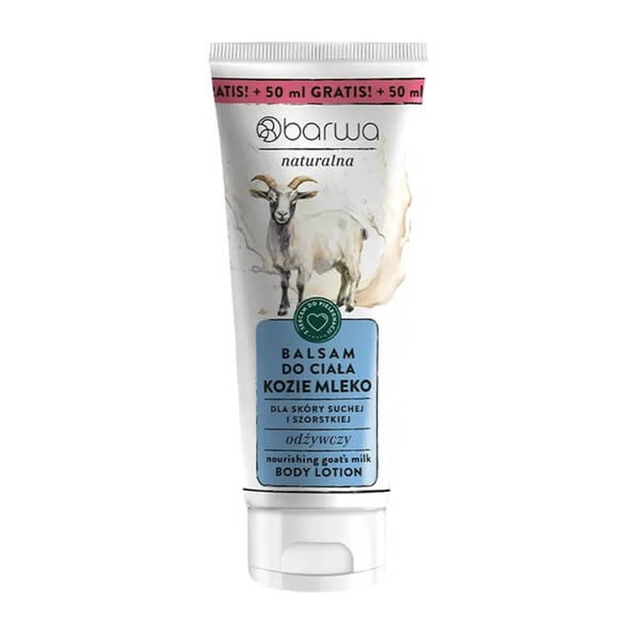 Barwa Natural, loción corporal nutritiva, Leche de Cabra, 250 ml