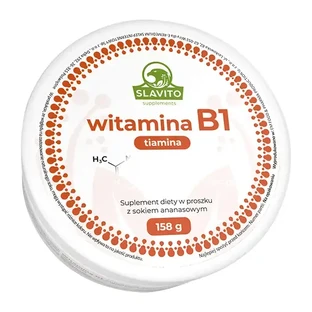 Slavito Vitamin B1 Thiamin, Pulver, 158 g