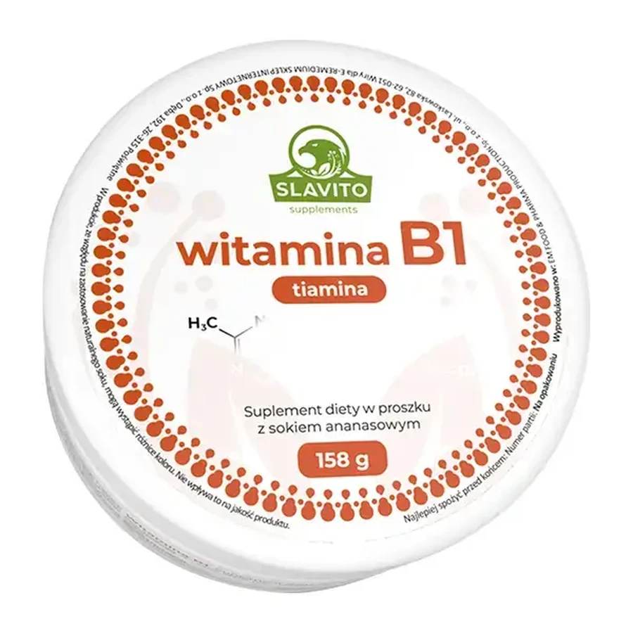 Slavito Vitamin B1 Thiamin, Pulver, 158 g