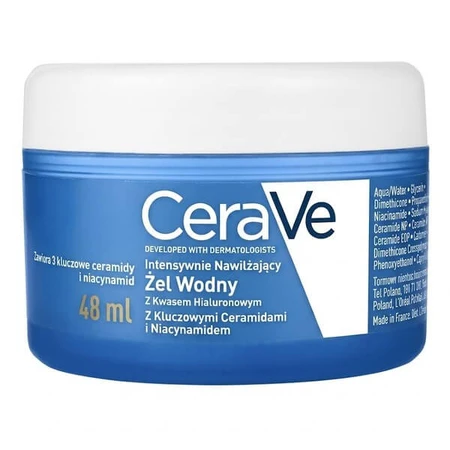 CeraVe, intensiv feuchtigkeitsspendendes Wassergel mit Hyaluronsäure, 48 ml