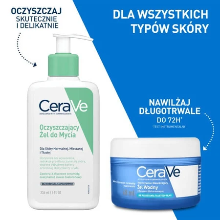 CeraVe, intensiv feuchtigkeitsspendendes Wassergel mit Hyaluronsäure, 48 ml