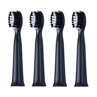 Vitammy Harmony, toothbrush tips, black, 4 pcs.