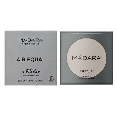 Madara Air Equal Soft Silk Mineral Powder, Mineralpuder, Transluzent, 9 g