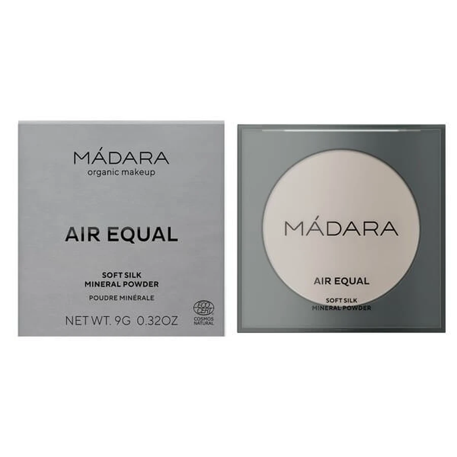 Madara Air Equal Soft Silk Mineral Powder, Mineralpuder, Transluzent, 9 g
