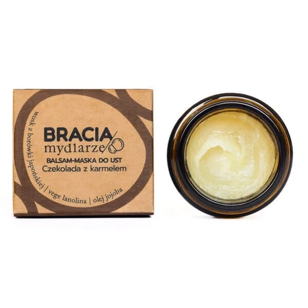 Soap Brothers, lip balm-mask, Chocolate with caramel, 15 ml