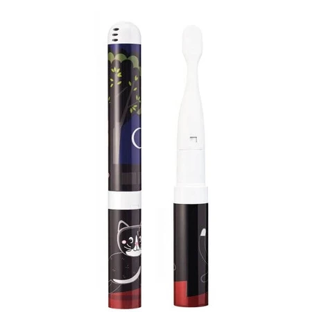 VITAMMY Smile Black Cat, cepillo dental sónico para niños con dientes de leche 3 +