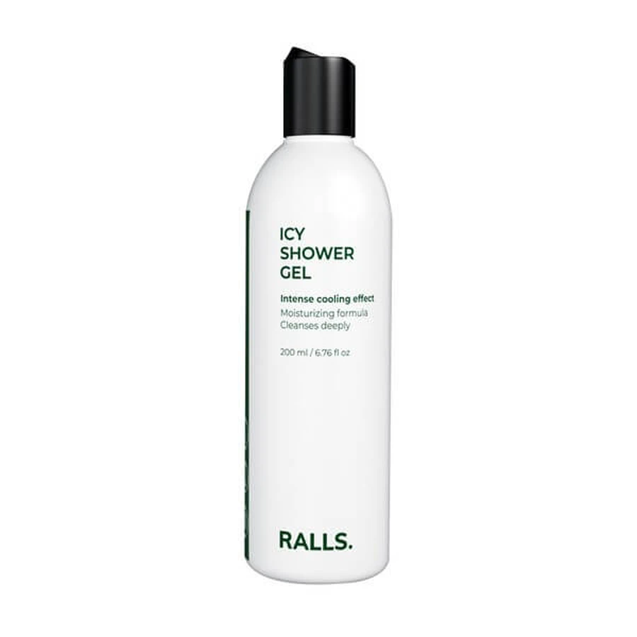 Ralls Icy Shower, refreshing body and face wash gel, 200 ml
